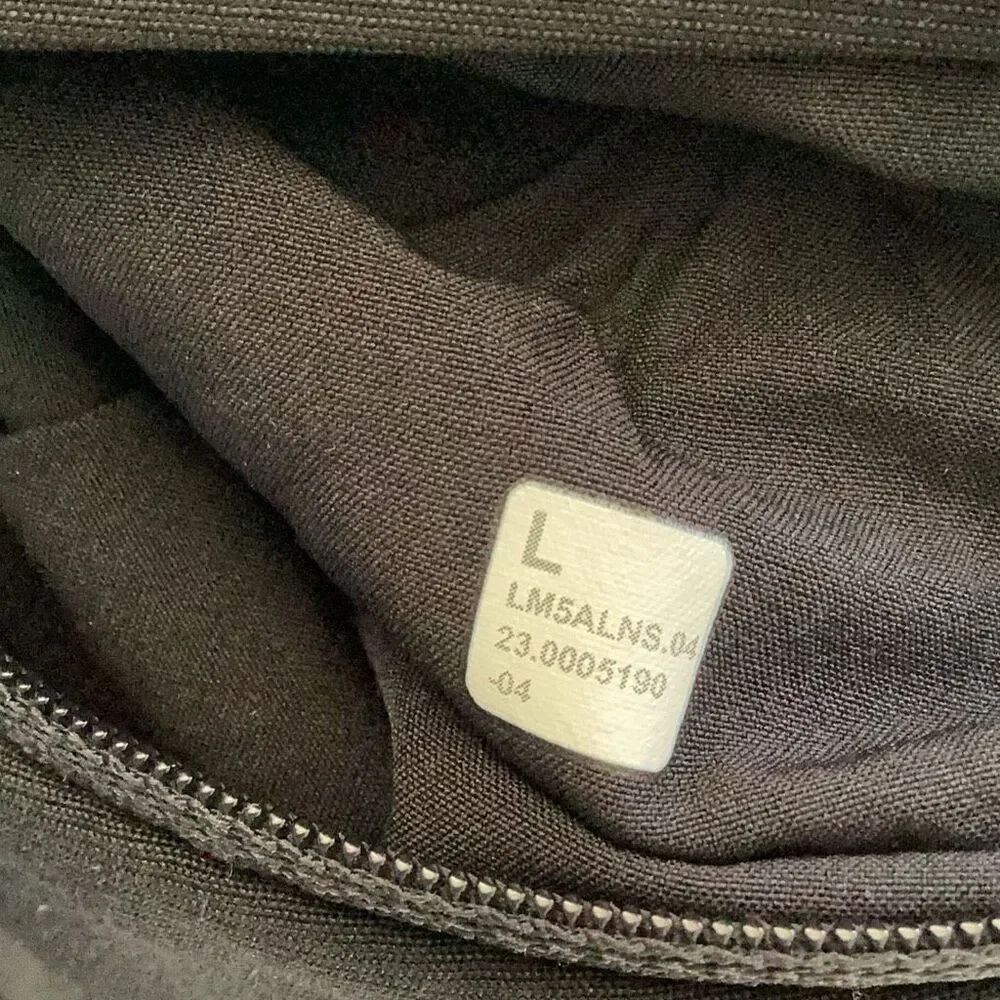 Lululemon Black Pull-On Stretch Travel Pants Women’s Large Tapered Ankle